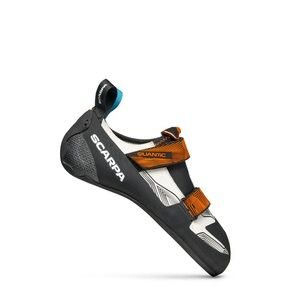 Scarpa Quantic Climbing Shoes with Orange and Black Design